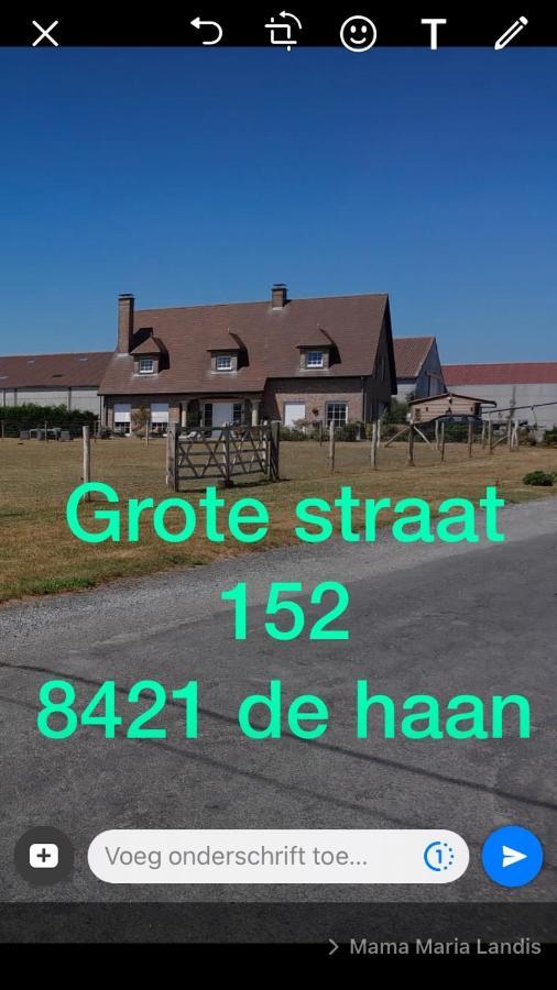 Casa Matteo De Haan Grote Straat 152 Bed & Breakfast Vlissegem Dış mekan fotoğraf